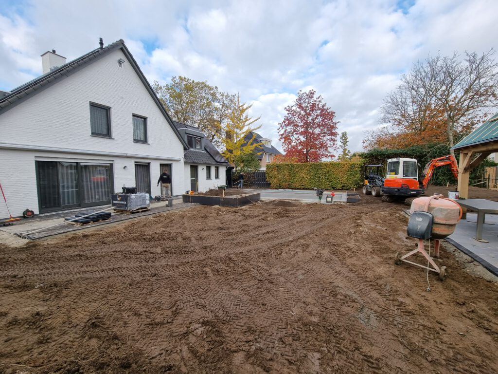 Tuin renovatie Nijssen Grondverzet